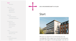 Desktop Screenshot of kirchenkreisamt-fulda.de